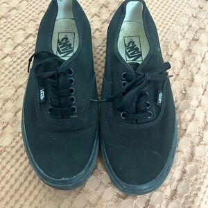 Vans Men's Black Canvas Sneakers